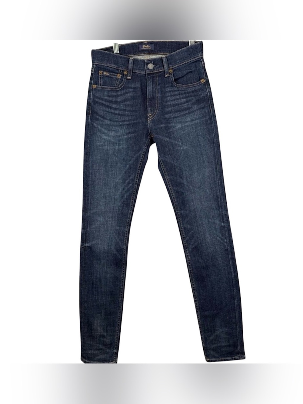 Polo Ralph Lauren The Tompkins Mid Rise Skinny Jeans Dark Wash Size 25 Denim